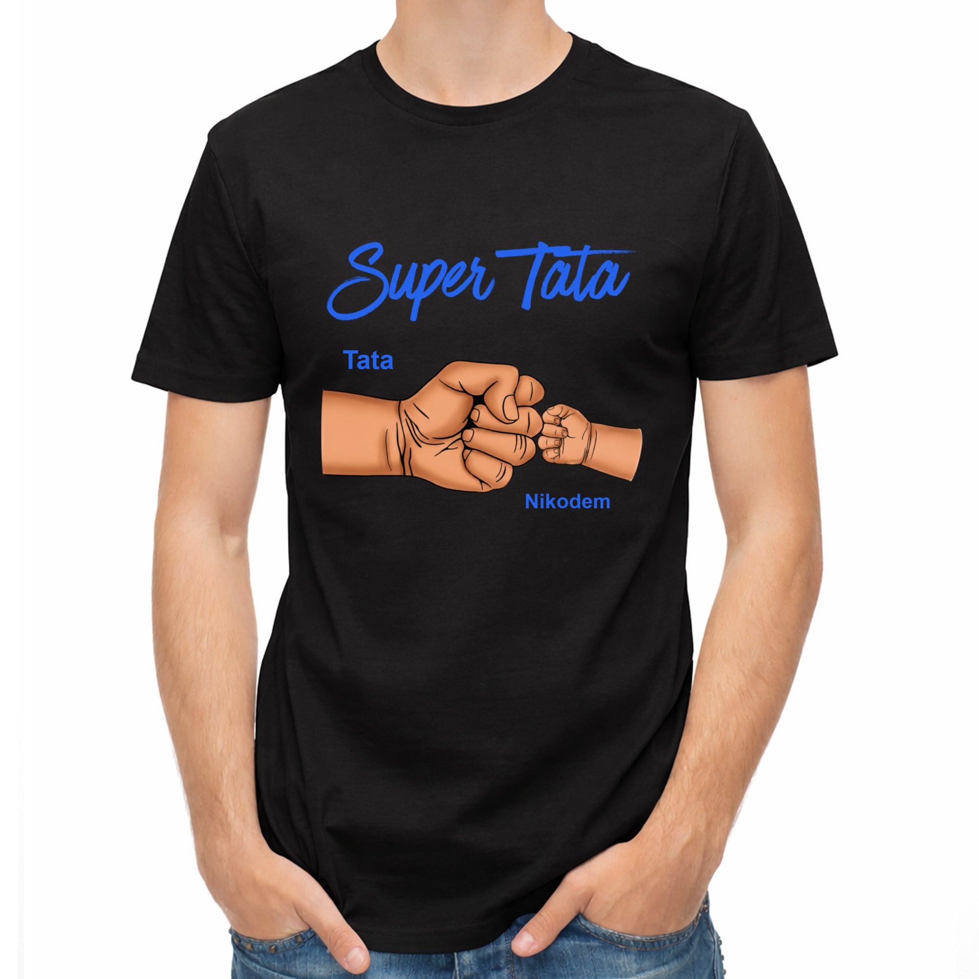 Koszulka personalizowana na Dzień Taty z imieniem dziecka