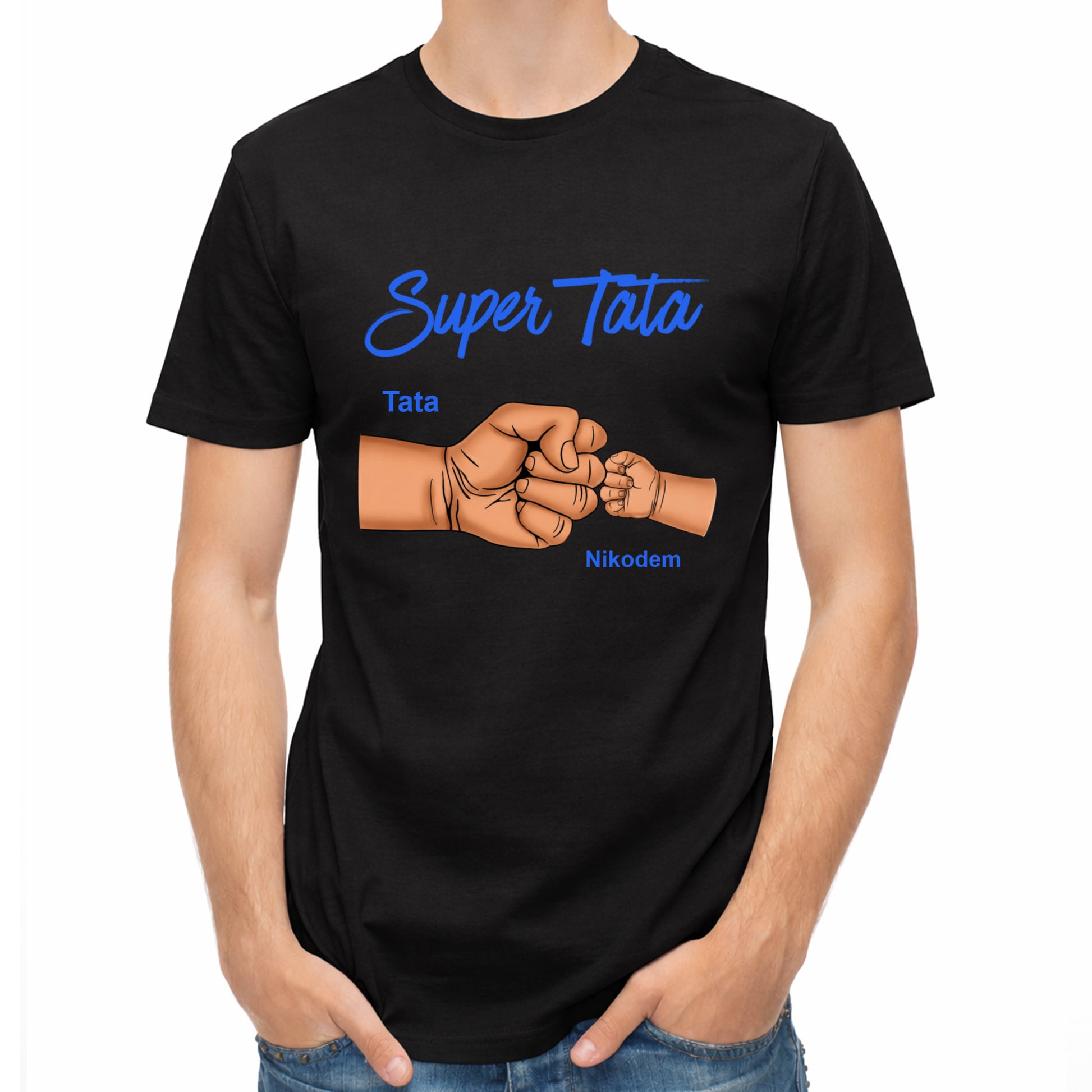 Koszulka personalizowana na Dzień Taty z imieniem dziecka