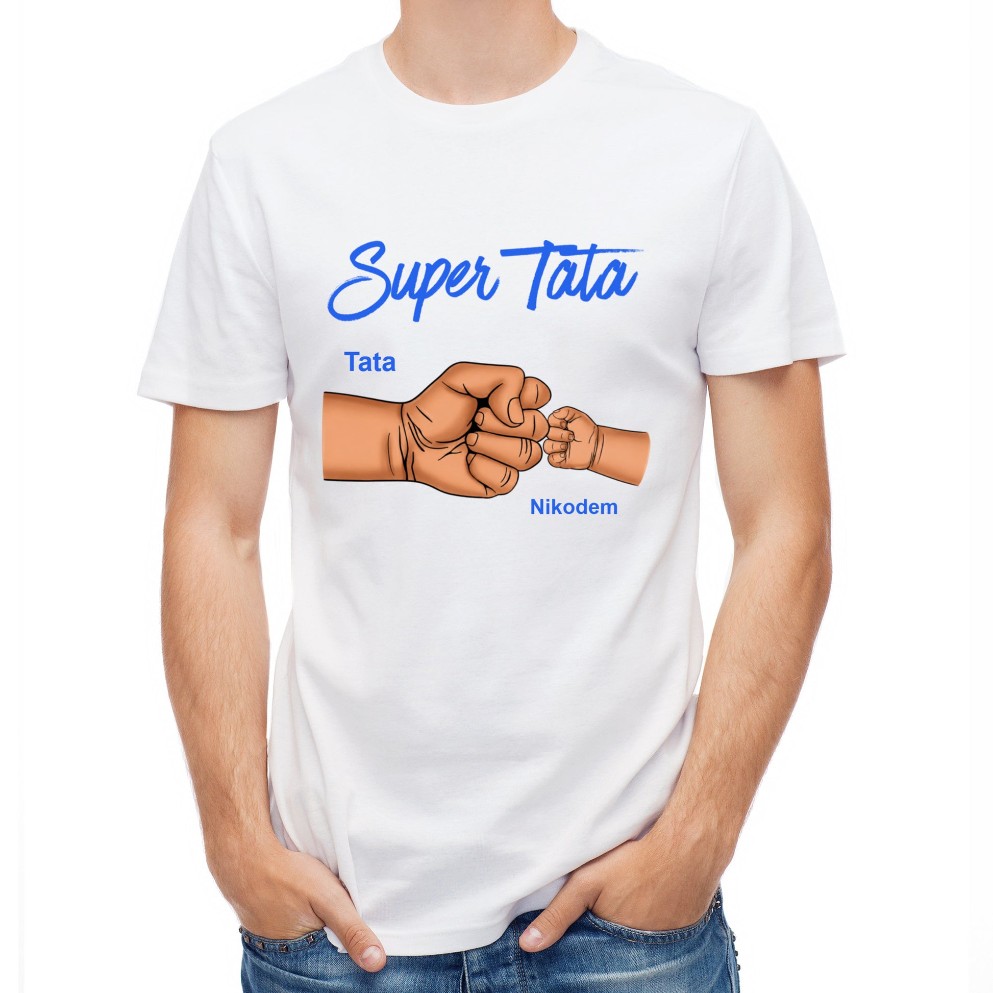 Koszulka personalizowana na Dzień Taty z imieniem dziecka