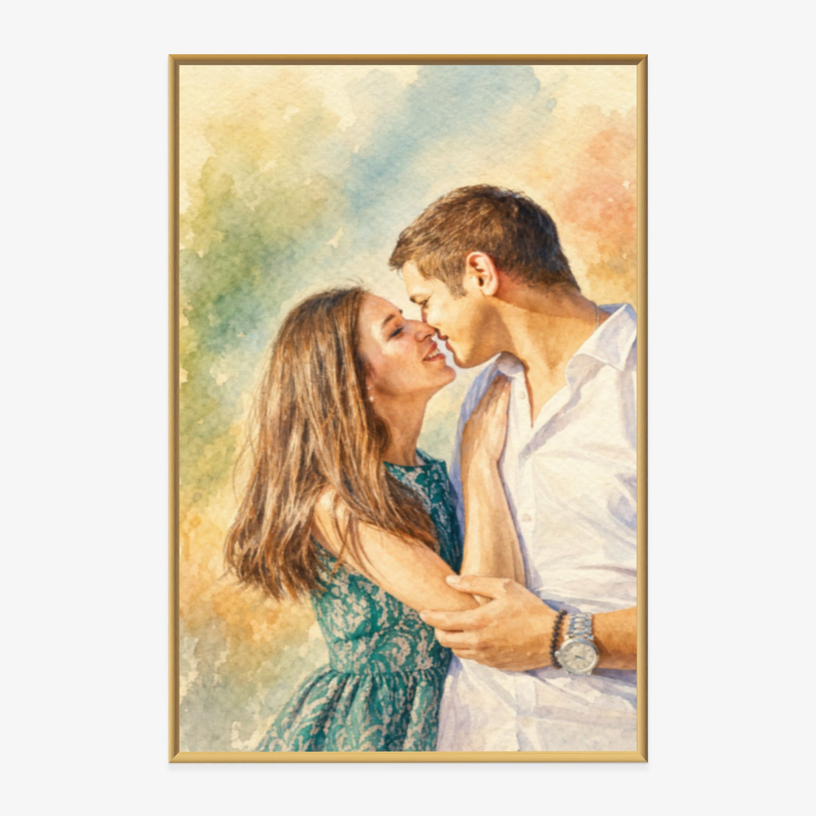 Plakat w ramie pionowy z efektem artystycznym