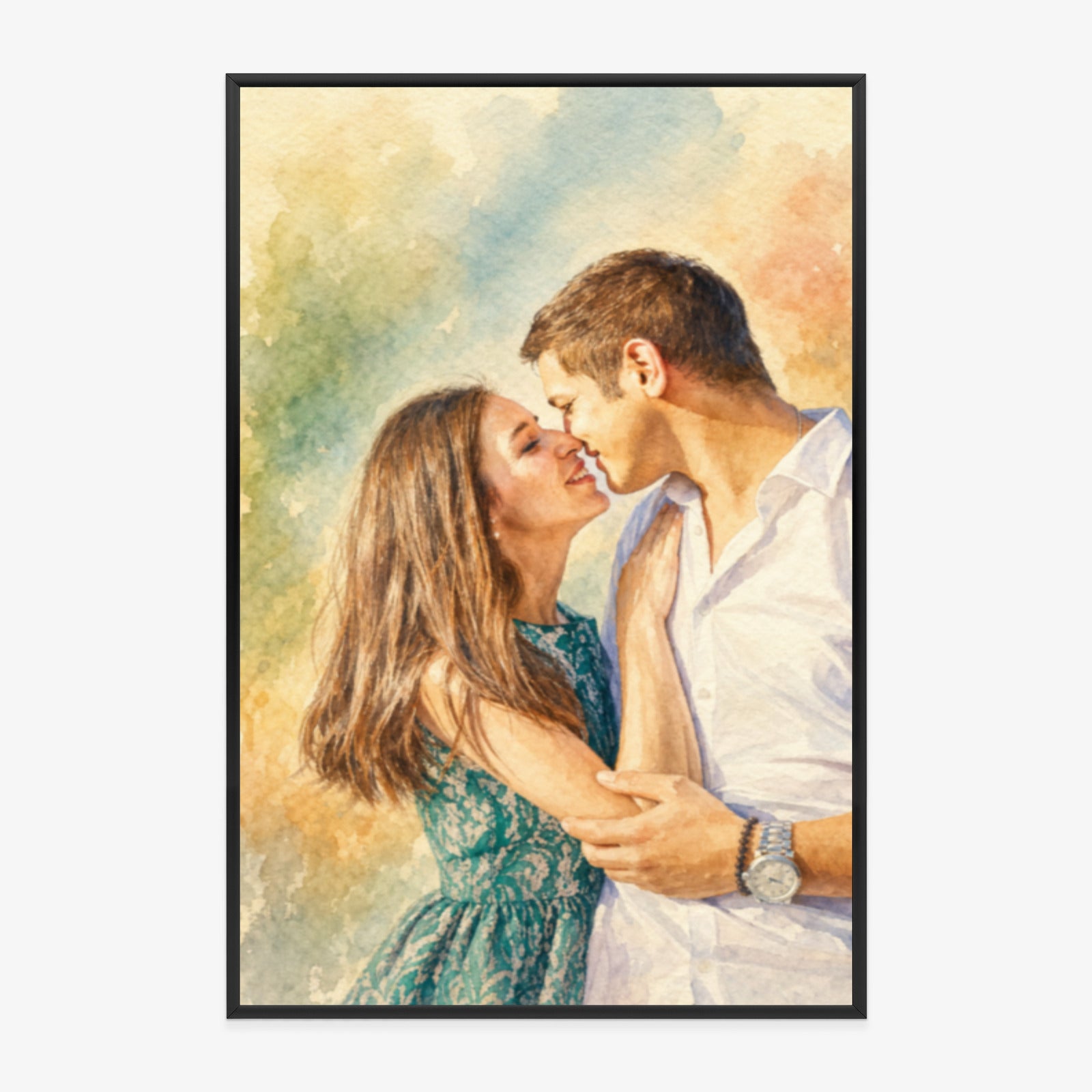 Plakat w ramie pionowy z efektem artystycznym
